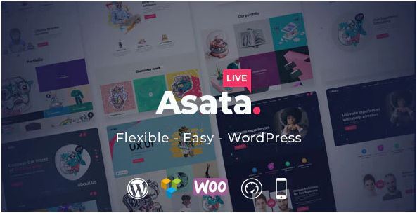 Asata – Responsive Multi-Purpose WordPress Theme