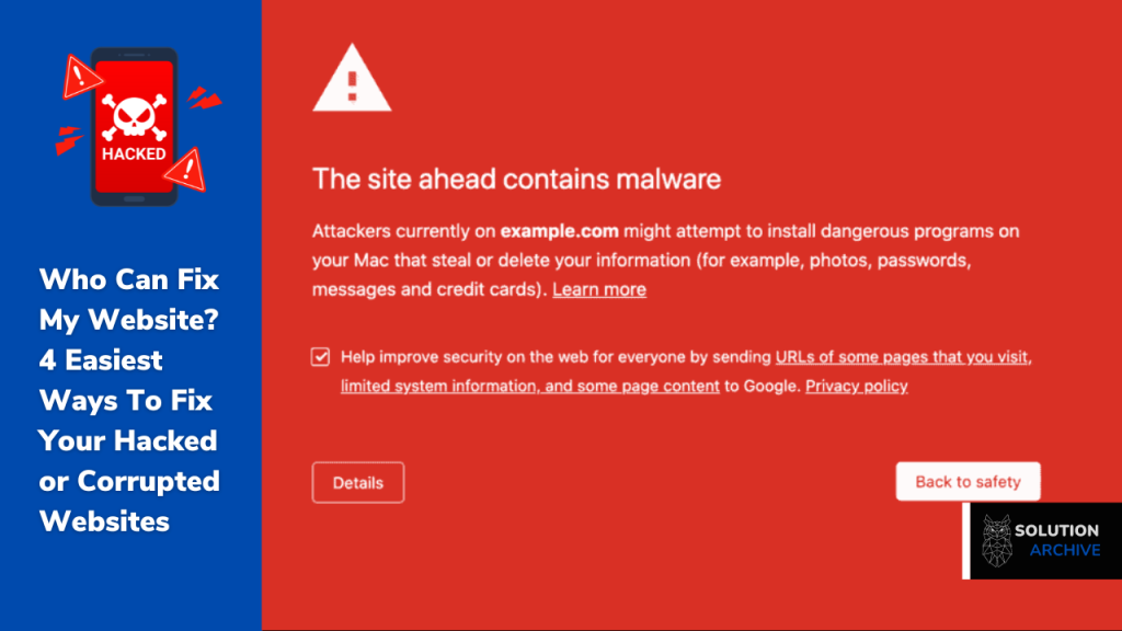 Who Can Fix My Website?